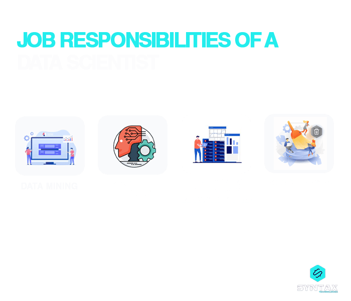 job responsibilities of a Data Scientist